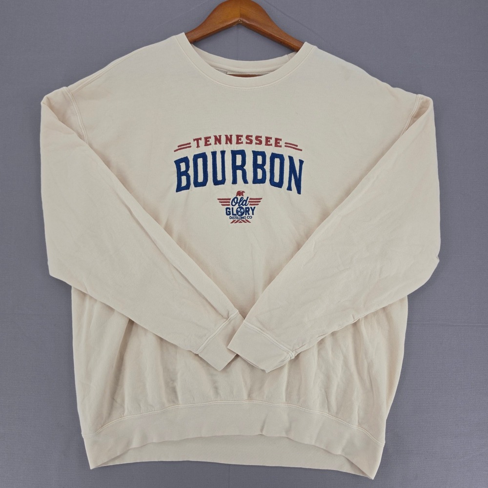 Comfort Colors Tennessee Bourbon Old Glory Distilling Co Sweatshirt Cream Large